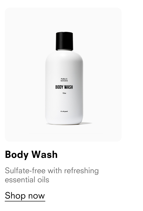 Body wash