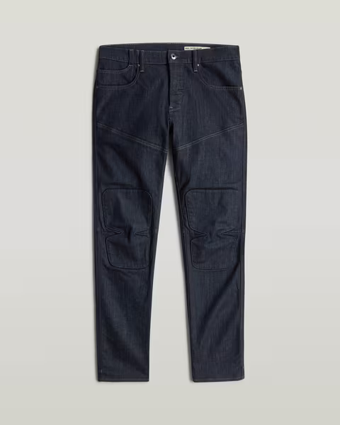 Biker Patched 3D Slim Jeans