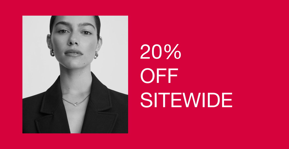 20% OFF SITEWIDE