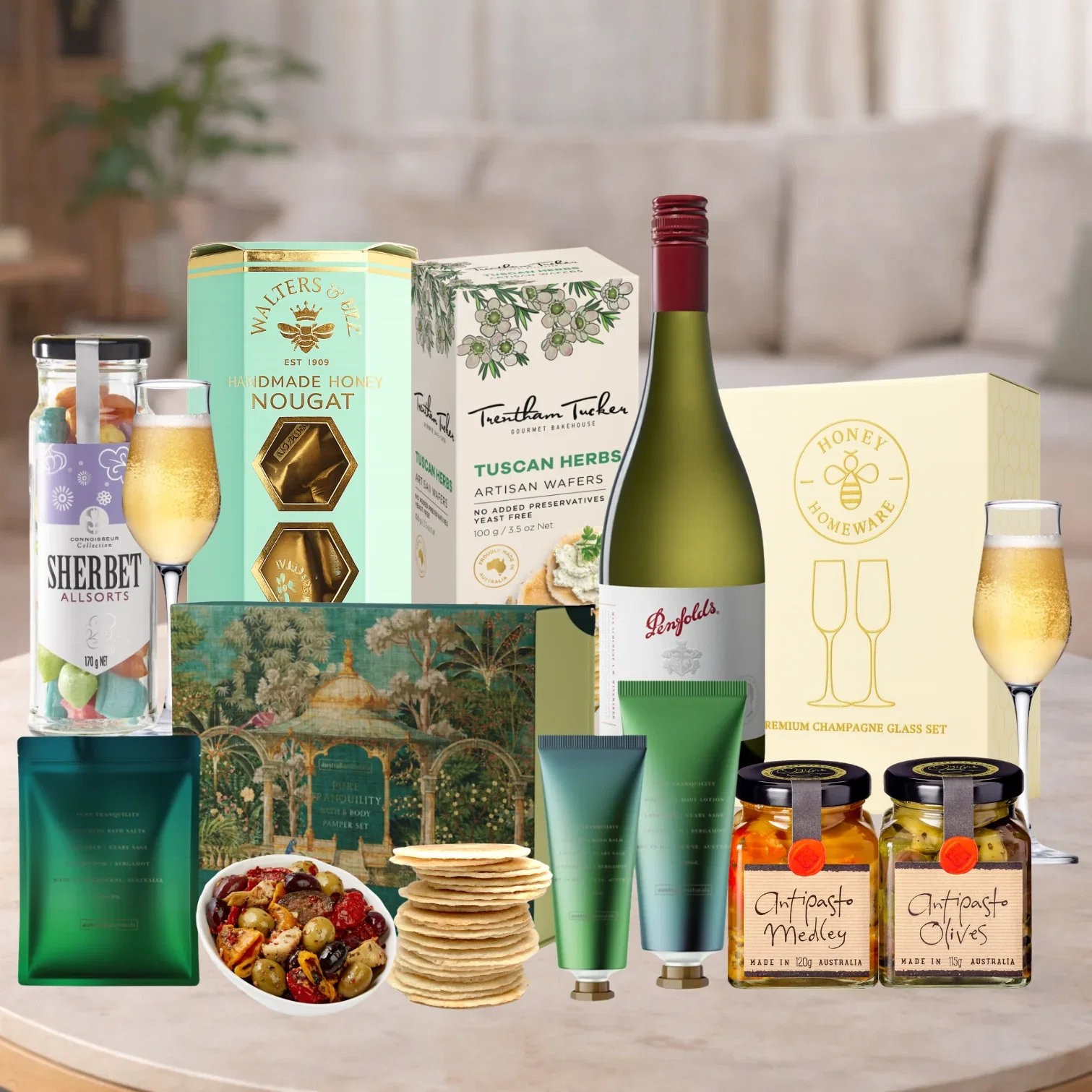 Image of Australian Artisan Wine & Pamper Gift Hamper