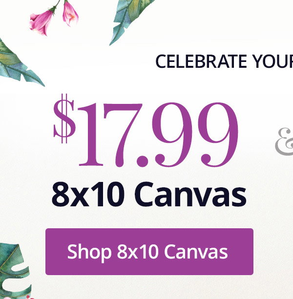 Celebrate your grad in style! 8x10 canvas for $17.99! Shop 8x10 Canvas