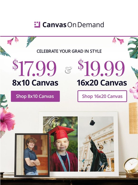 Print your grad's wins! 🎓🏆 Starting at $17.99!
