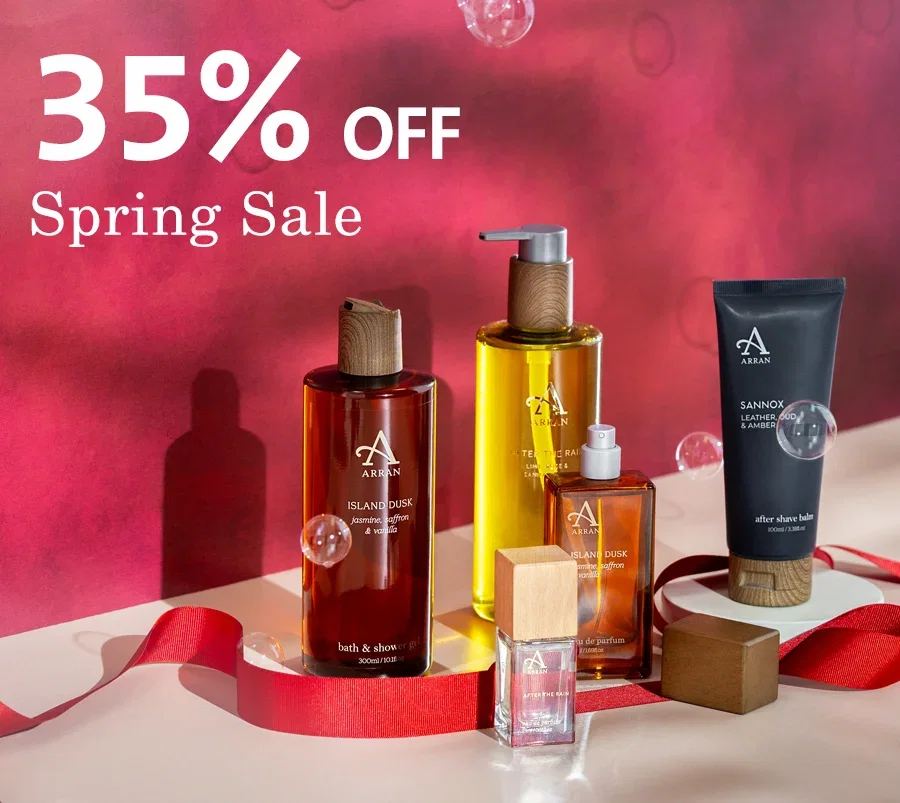 35% off the ARRAN spring sale