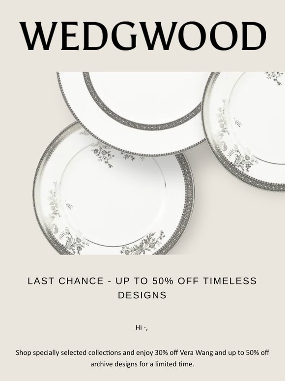 Final weekend to save up to 50% off