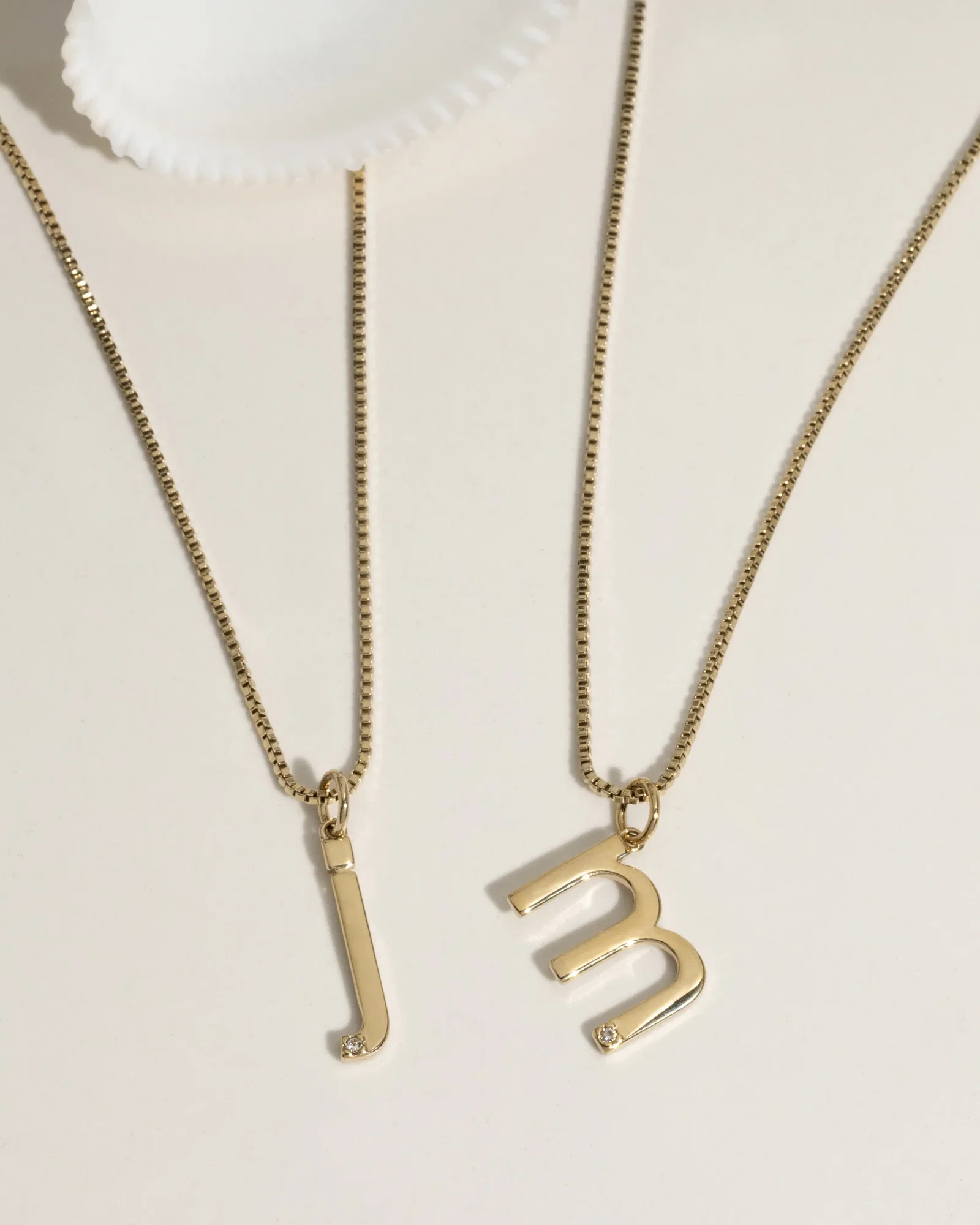 Image of Crystal Letter Necklace