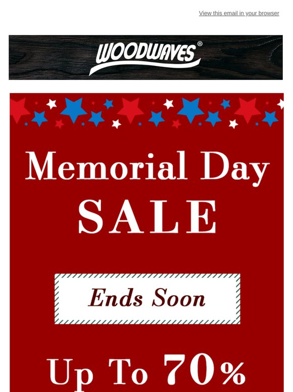 ⏰ LAST CHANCE! Memorial Day SALE!