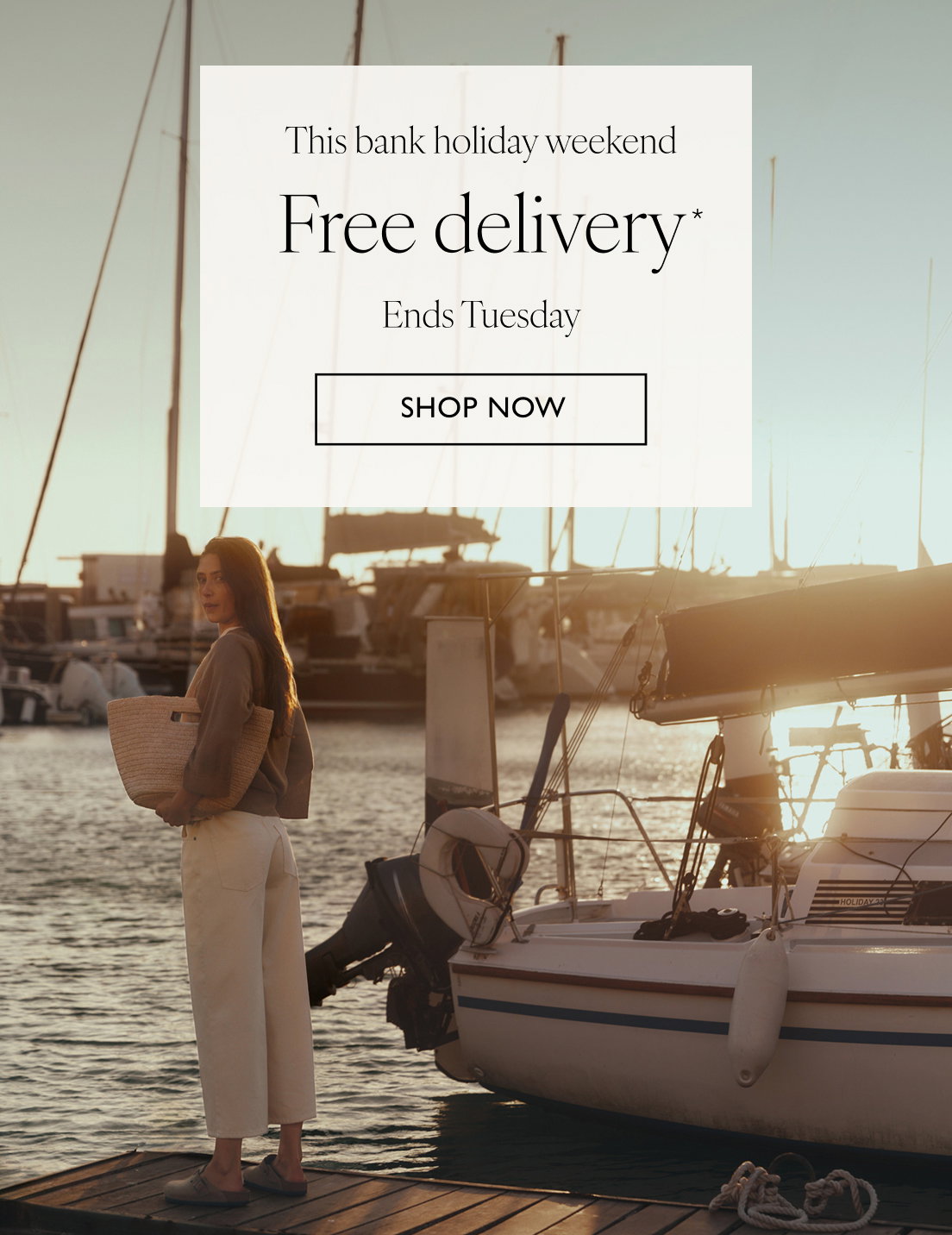 This weekend only Free delivery* Ends Tuesday 26th May. Shop now