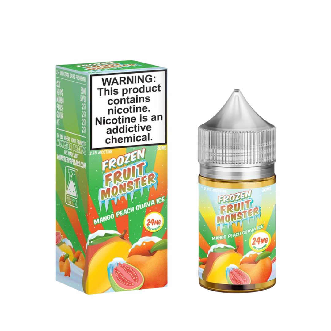 Mango Peach Guava Ice by Frozen Fruit Monster Salts