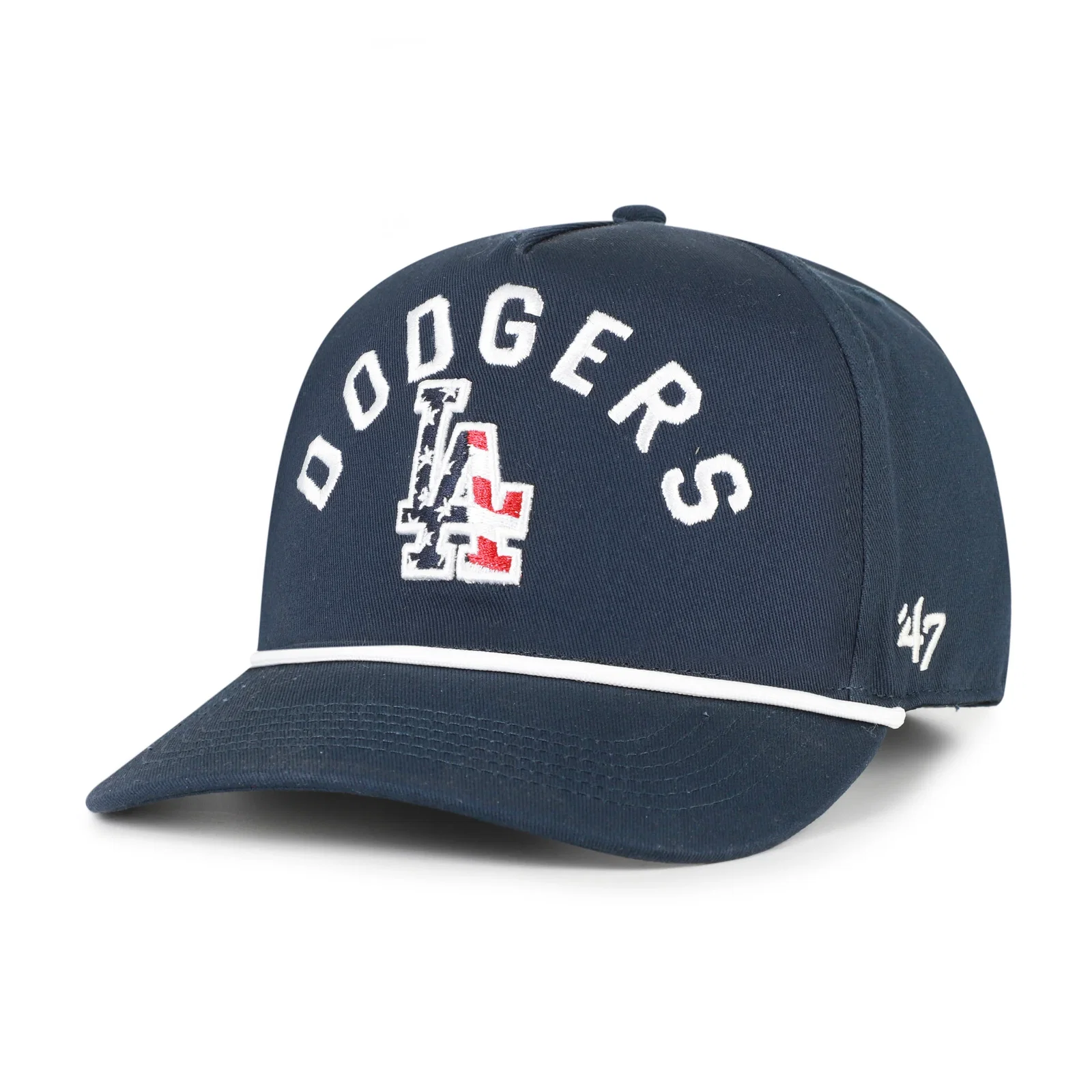 Image of LOS ANGELES DODGERS FLAG FILL ARCH '47 HITCH