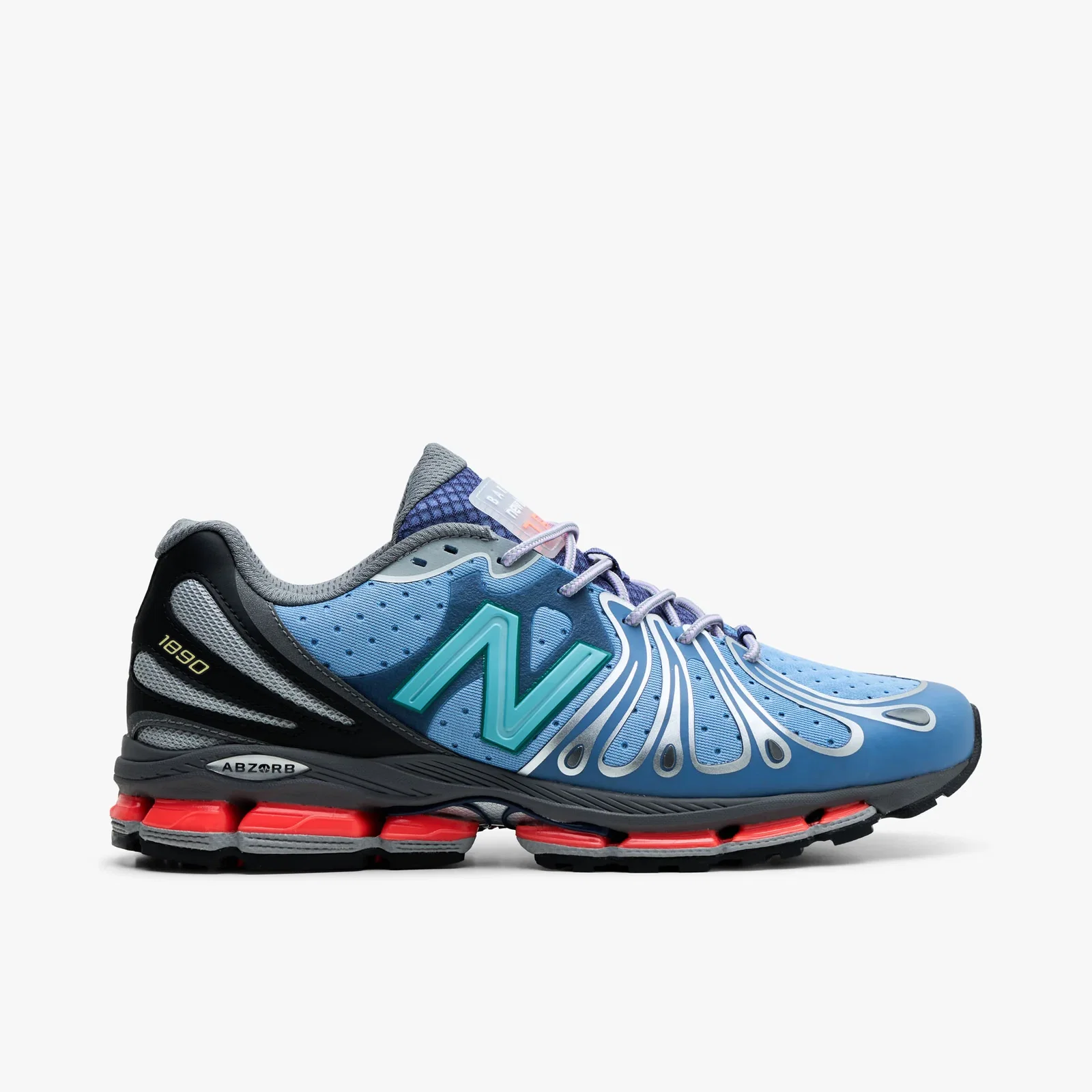 Image of New Balance x Action Bronson Abzorb 1890 Cyborg Tears Blue / Grey
