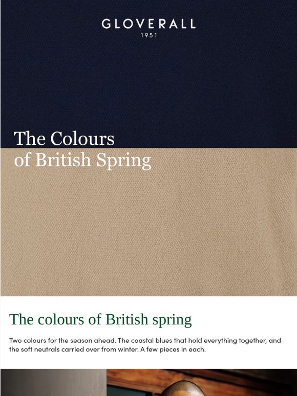 The colours of British spring
