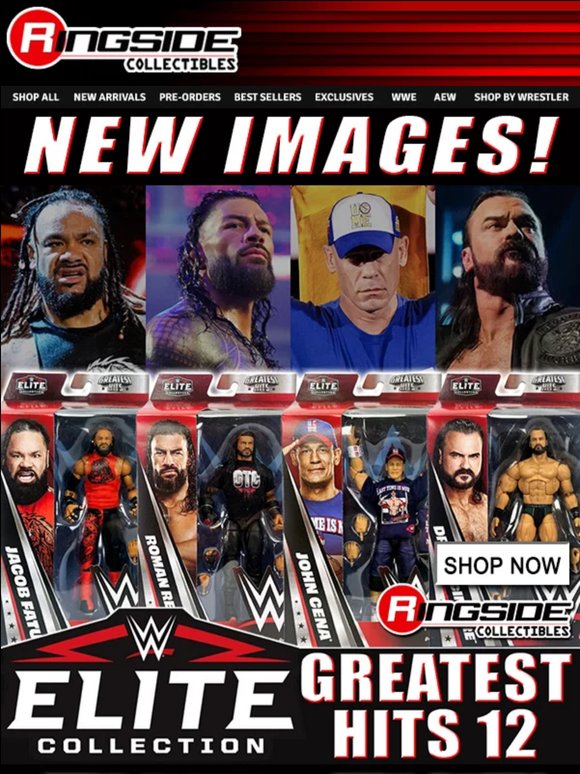 New Images 📸 WWE Elite Greatest Hits 12