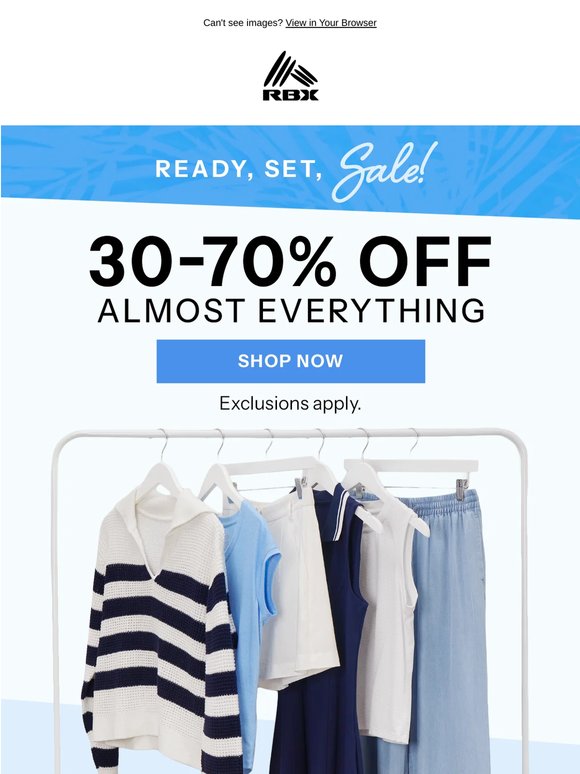 Selling Fast! 30-70% Off Almost Everything!