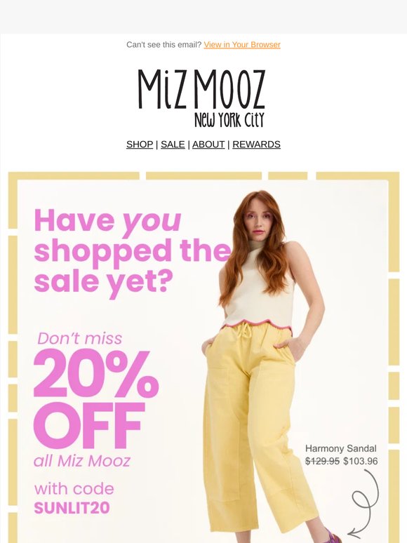 Have You Shopped the Sale Yet? 👀 20% Off!