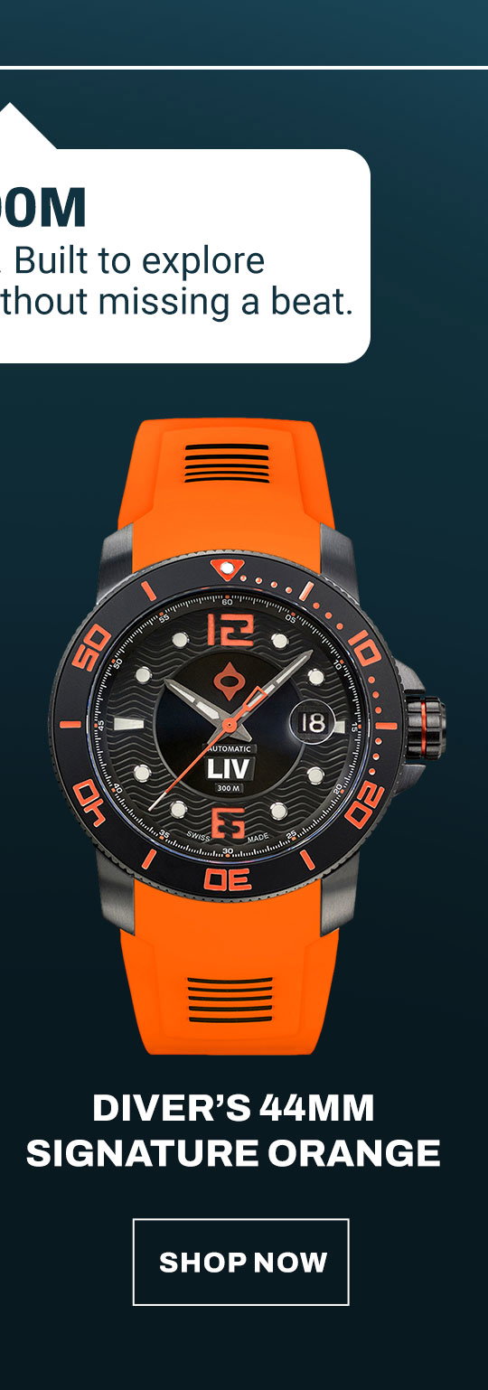 Diver's 44mm Signature Orange