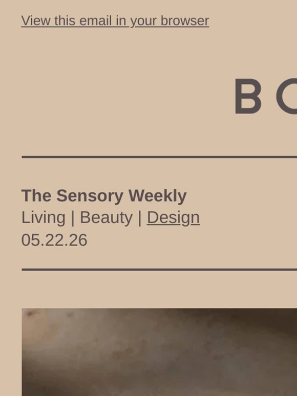 Tenderness perfume, a Spring pop-up, and a gift...