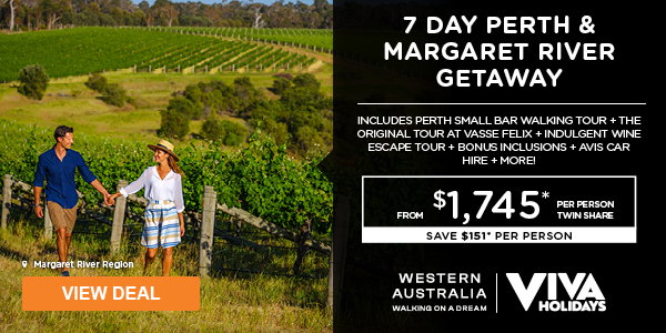 Perth & Margaret River Region Getaway