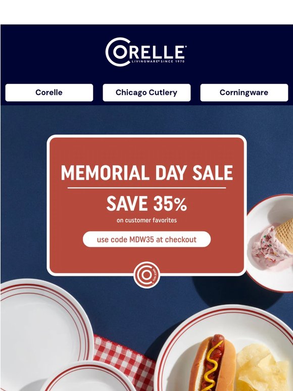 Save Big this MDW with Corelle!