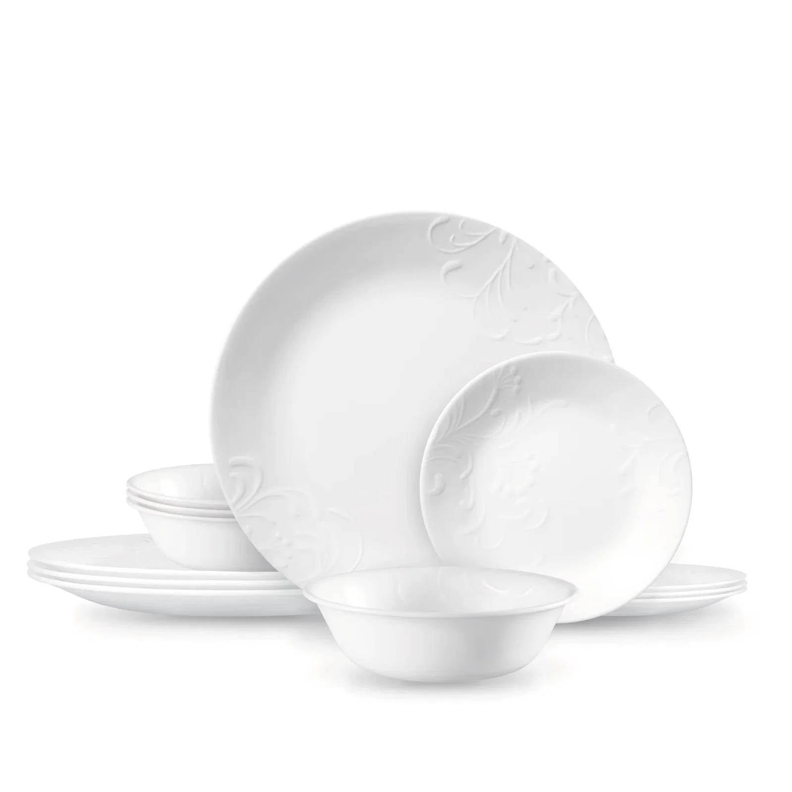 Image of Corelle® Madeline 12-piece Dinnerware Set, Service for 4
