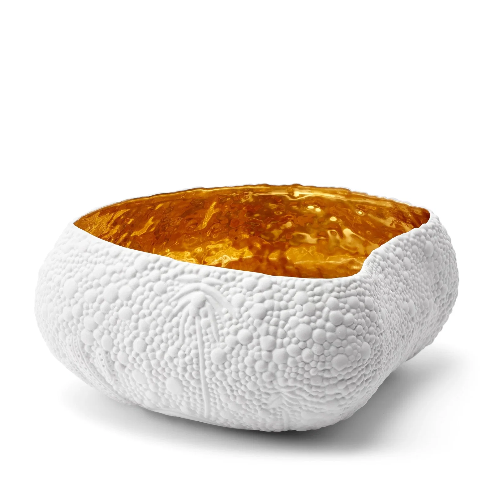Image of Haas Mojave Desert Bowl - Large - White + Gold
