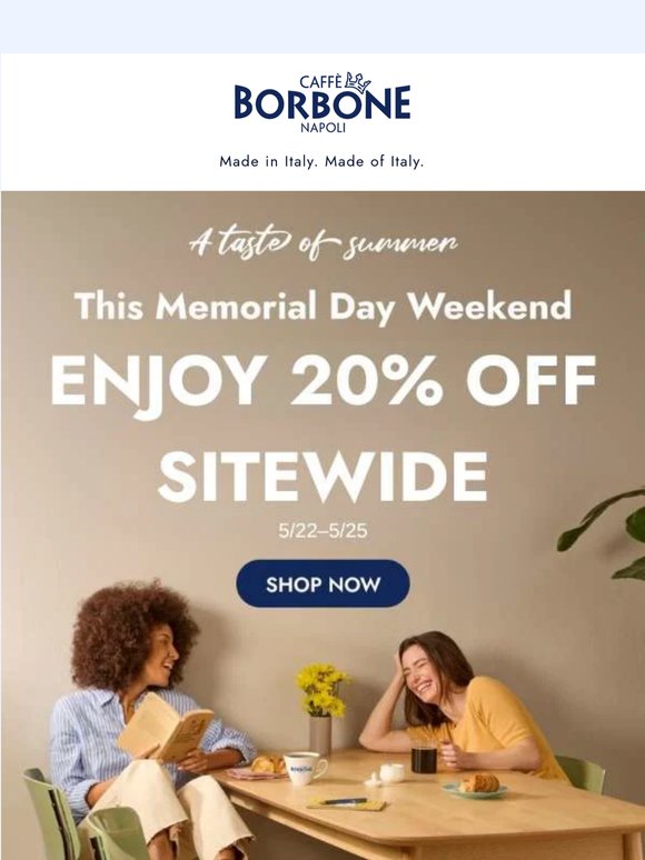 Sip into Summer with 20% Off Your Faves! ☕