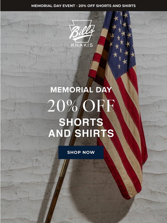 The Memorial Day Event Begins