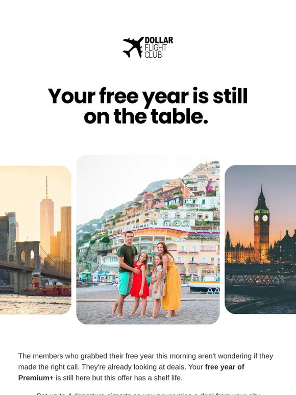 Your free year of Premium+ is still here — Memorial Day weekend won't wait