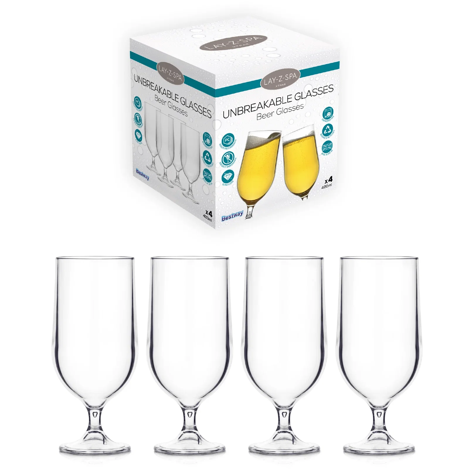 Image of Hot Tub Beer/Cocktail Glasses