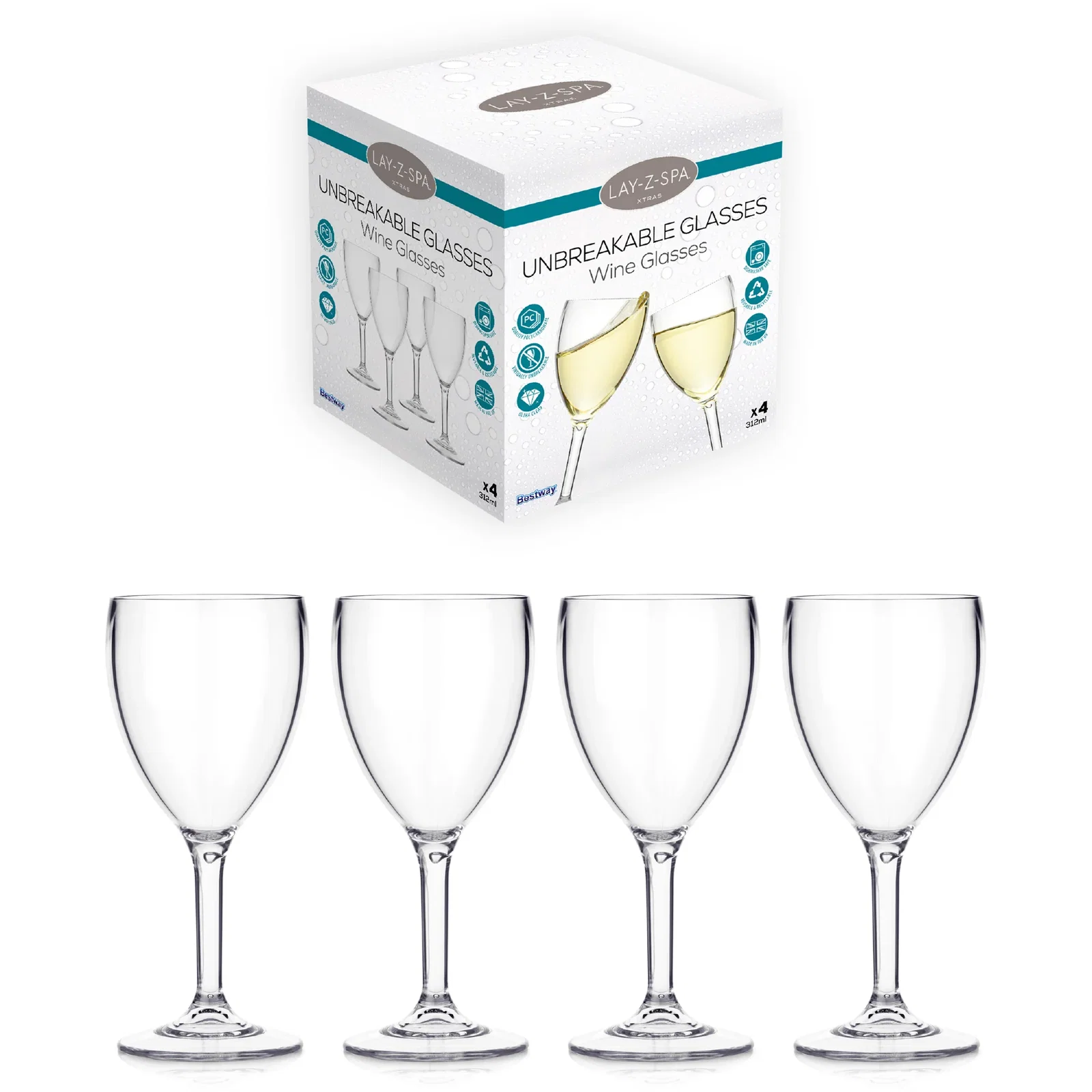 Image of Hot Tub Wine Glasses