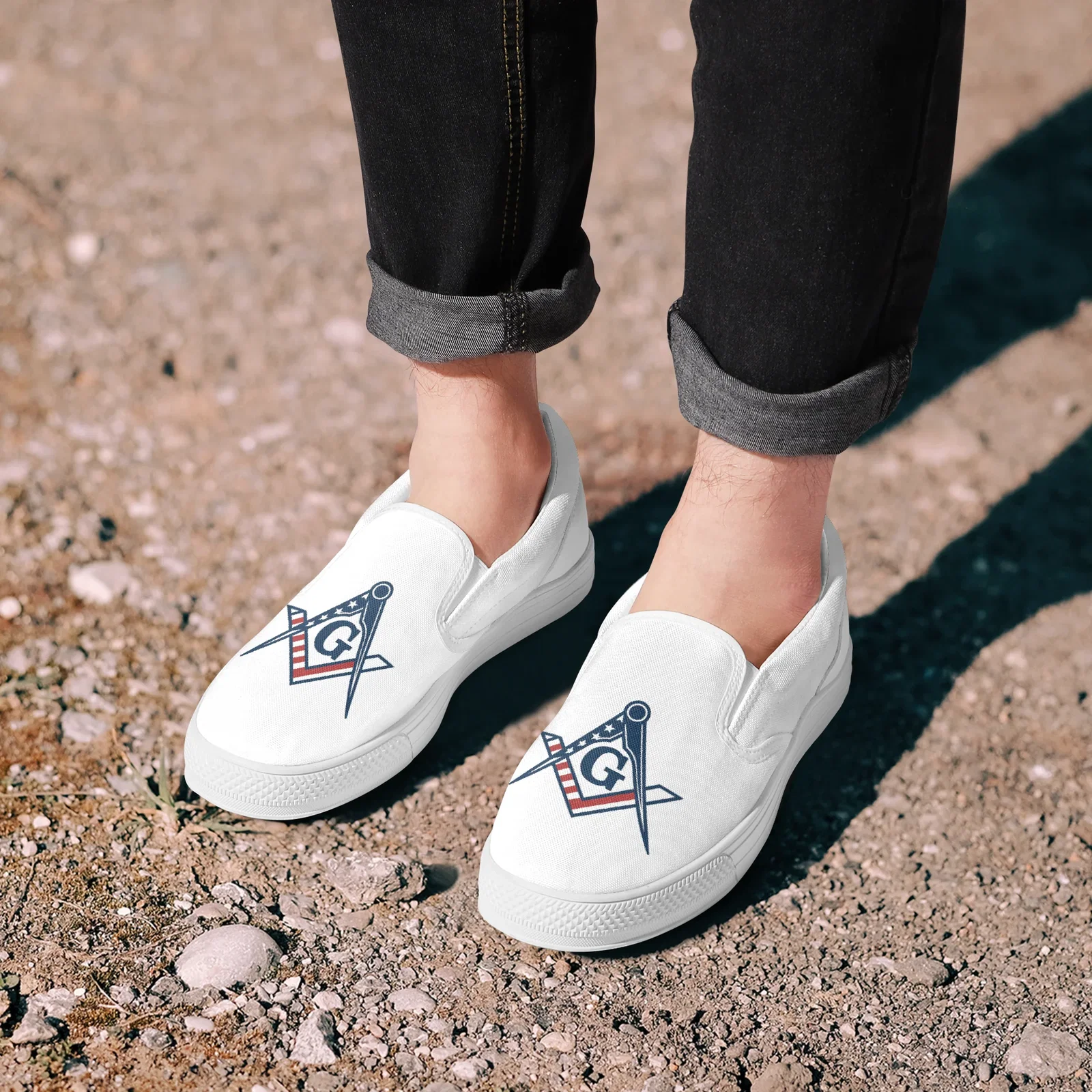 Master Mason Blue Lodge USA Sneakers