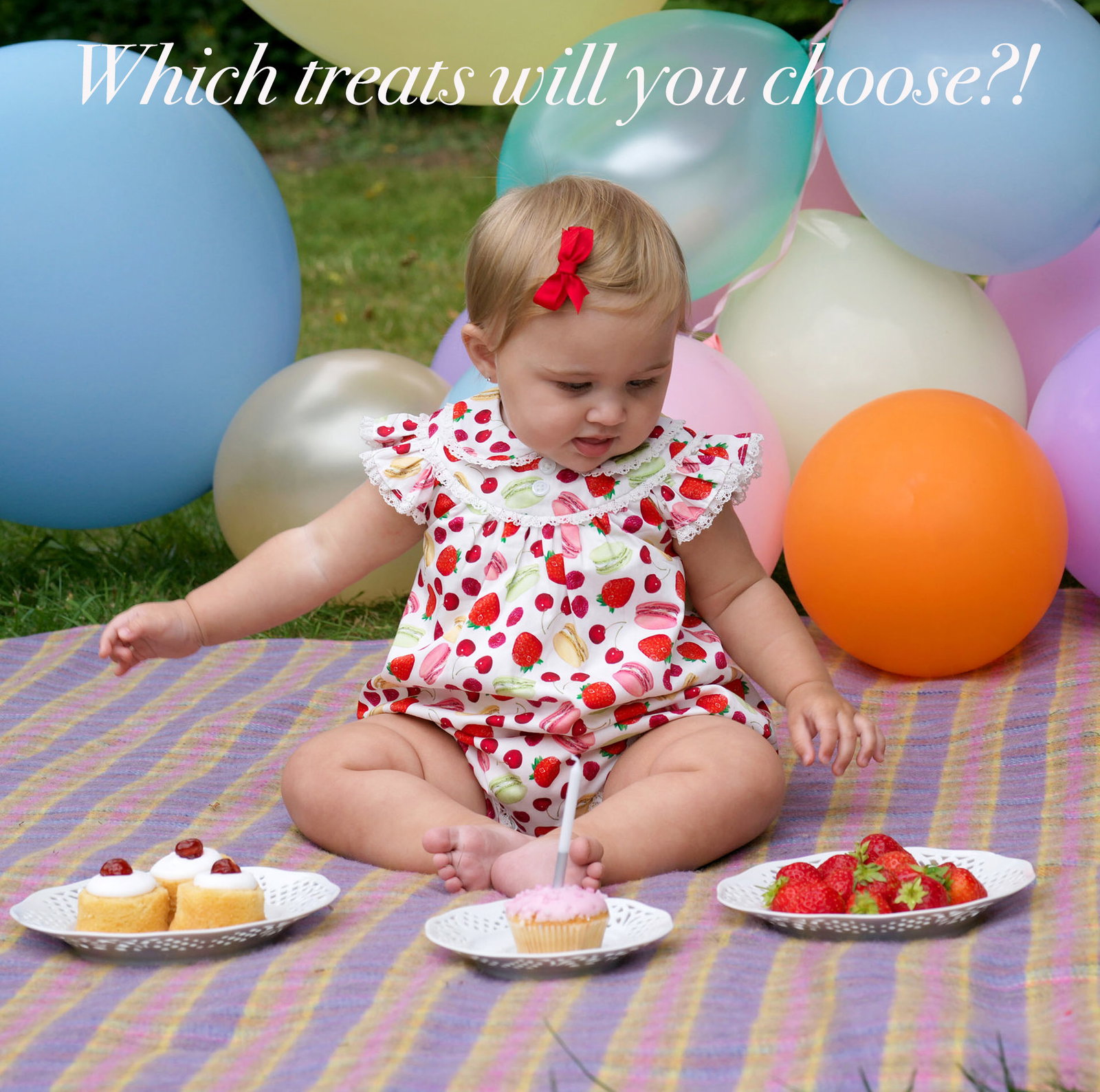 Fruity treats babysuit
