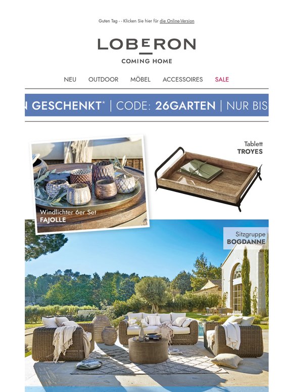 Draussen zuhause: Ihr Wohnzimmer unter freiem Himmel ☀️
