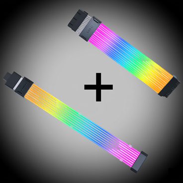 Lian Li Strimer Wireless 24-Pin RGB Mainboardkabel + Controller + Strimer Wireless 12V-2x6 GPU-Kabel