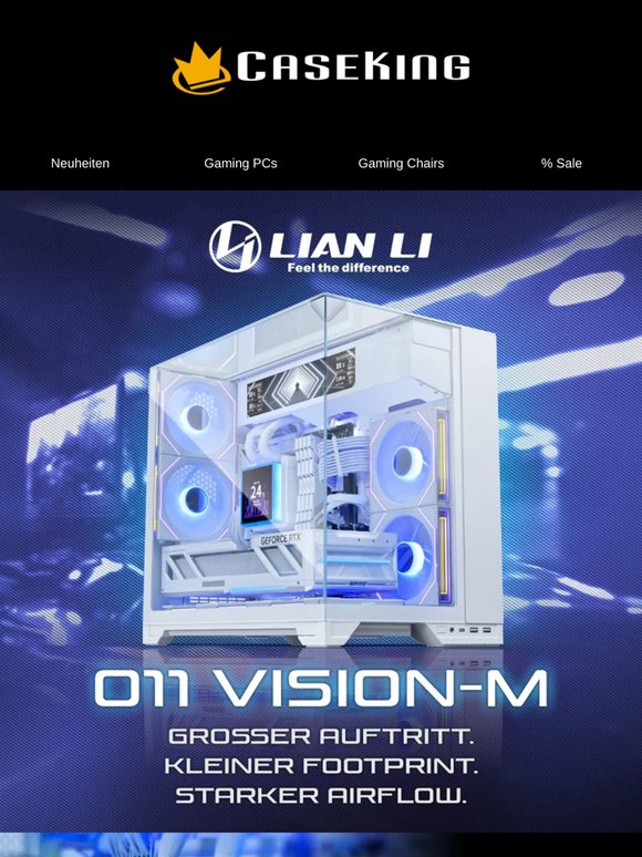 💎 Lian Li Showcase-Upgrade: O11 Vision-M + HydroShift II OLED