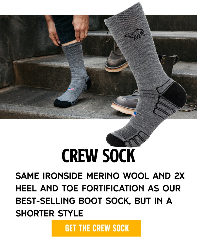grey crew sock