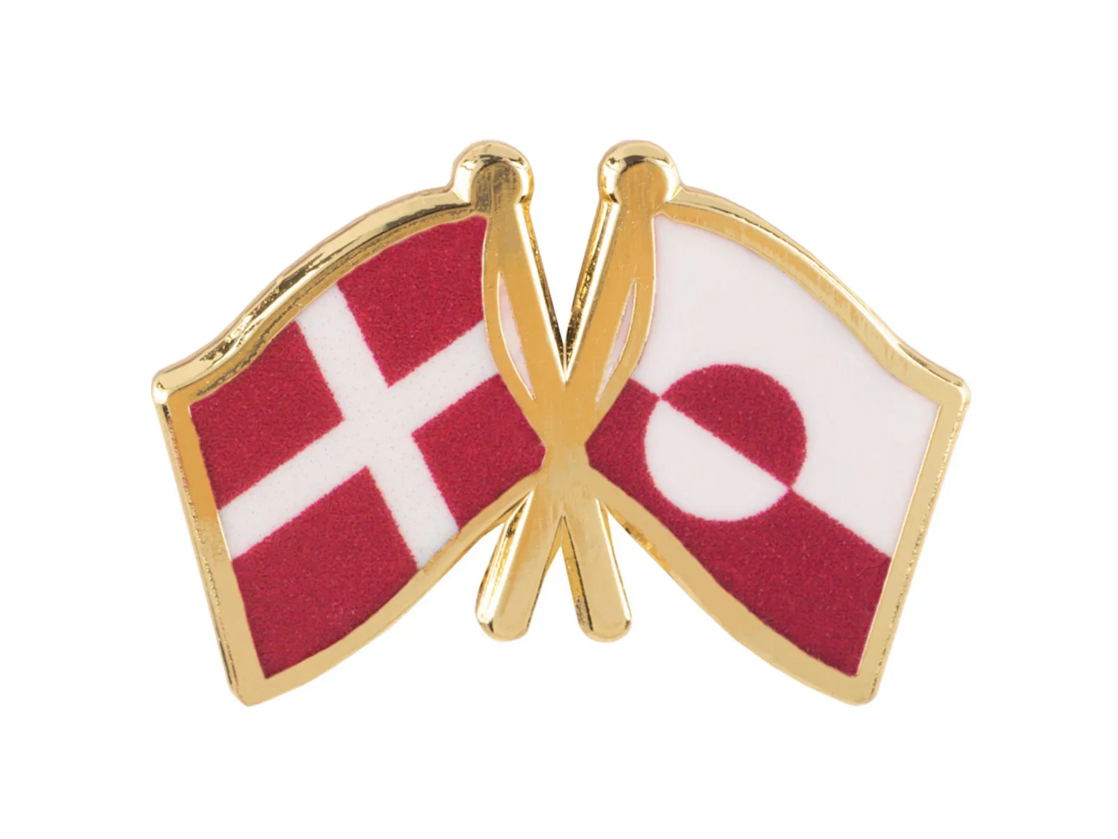 Image of Venskabspins - Flag - Danmark - Grønland