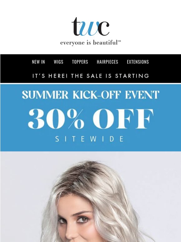 30% OFF Summer Kick-Off Event!