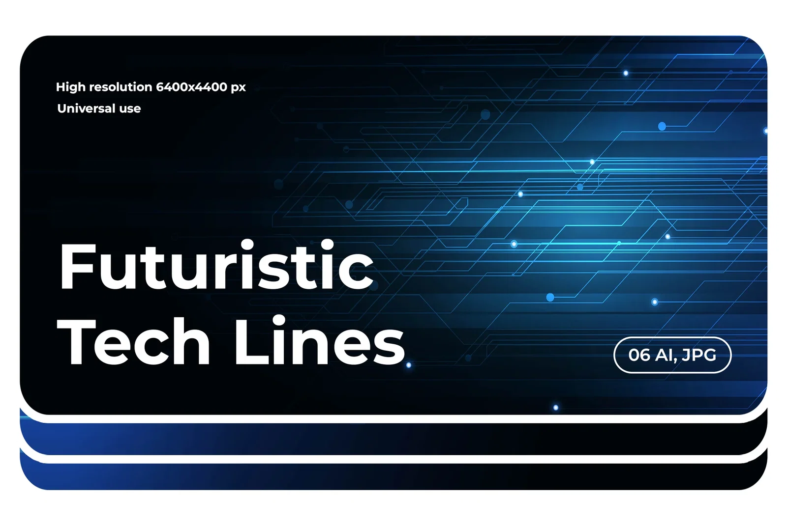 Futuristic Tech Lines Background