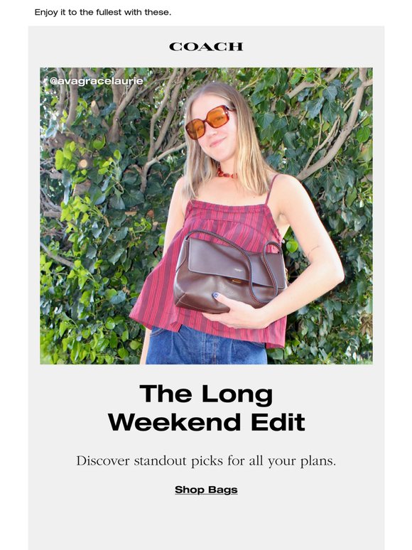 The long weekend edit is here. 📩