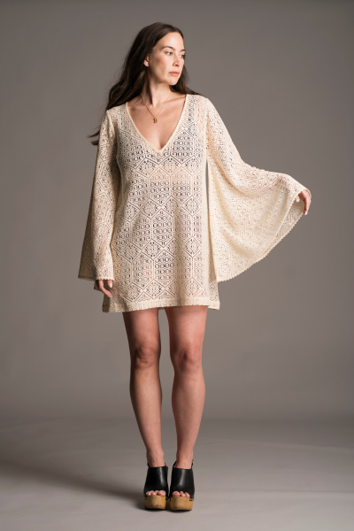 Goldie Crochet Mini Dress