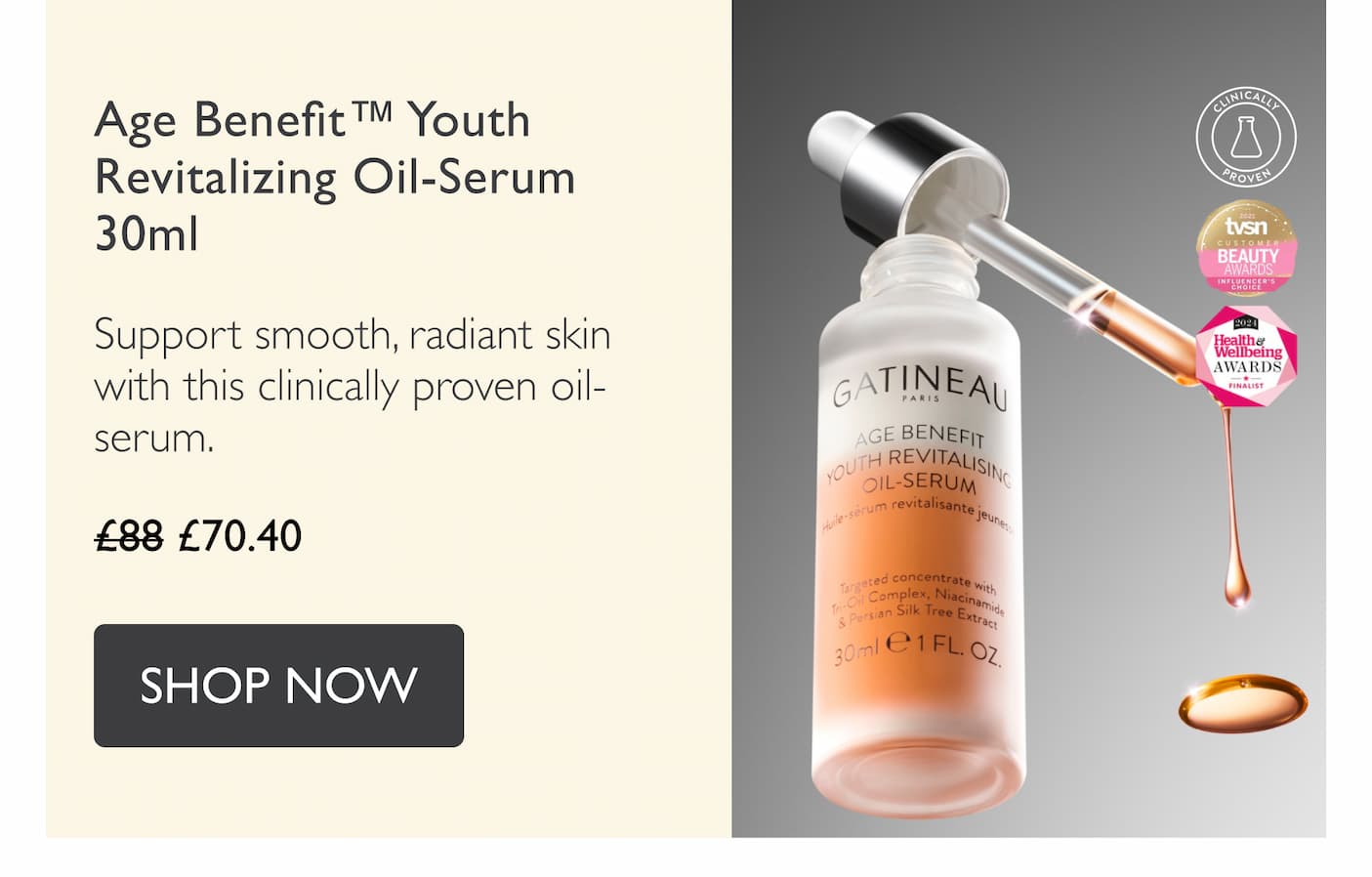 Age Benefit™ Youth Revitalizing Oil-Serum﻿ 30ml
