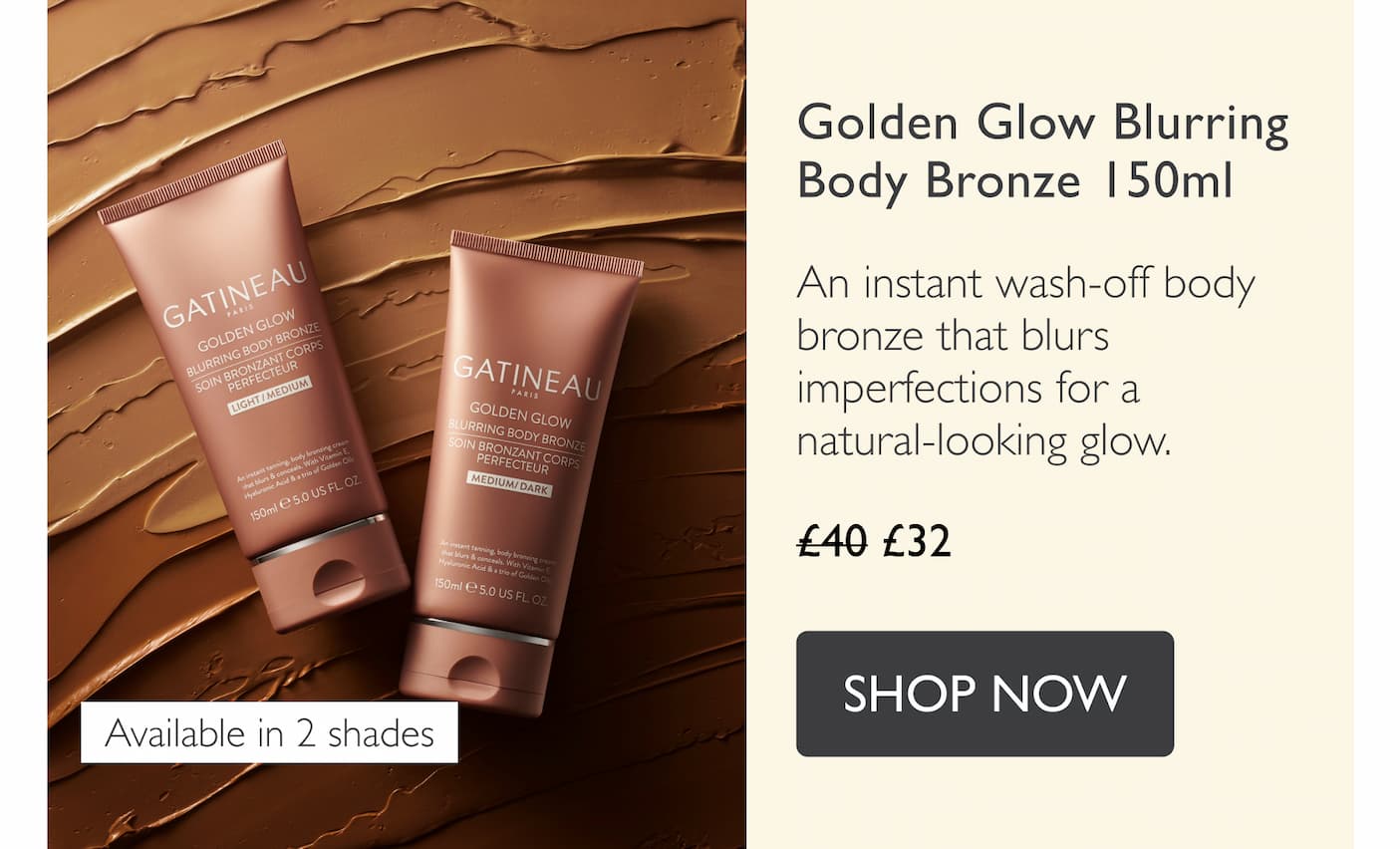 Golden Glow Blurring Body Bronze﻿ 150ml