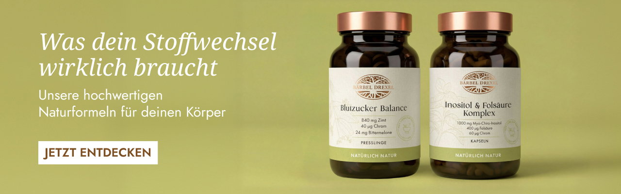 Unterstützung für deinen Stoffwechsel mit Blutzucker Balance und Inositol & Folsäure Komplex