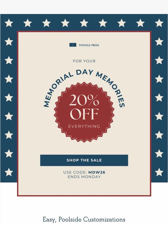 ✨ 20% OFF EVERYTHING ✨