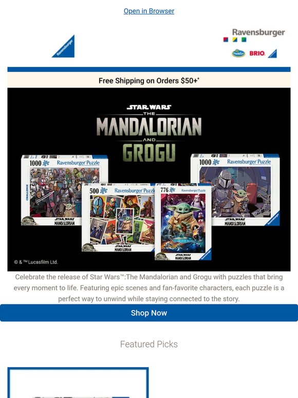 Build the Galaxy with Star Wars™: The Mandalorian and Grogu 🧩