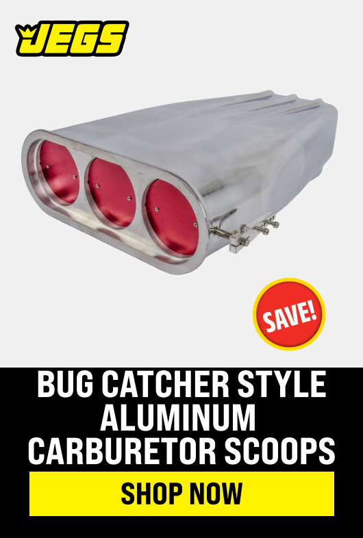 Bug Catcher Style Aluminum Carburetor Scoops
