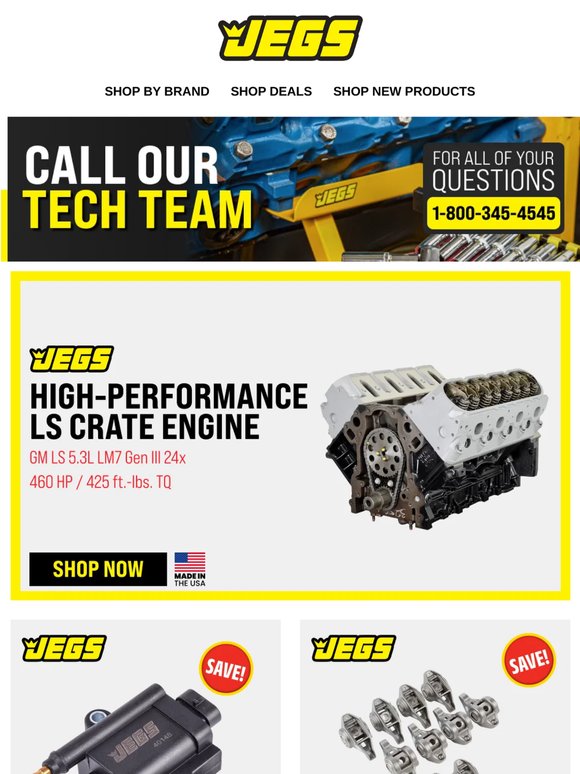Explore Top JEGS Performance Parts
