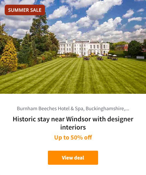 Historic stay near Windsor with designer interiors