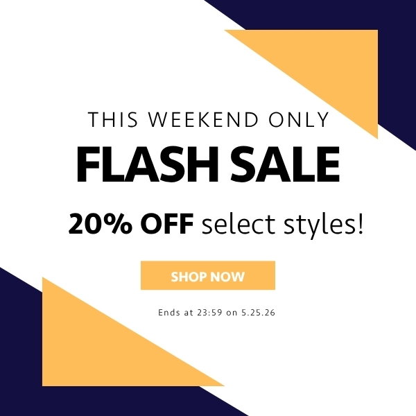 This Weekend Only. Flash Sale. 20% off select styles! Shop Now. Ends at 23:59 on 05.25.26