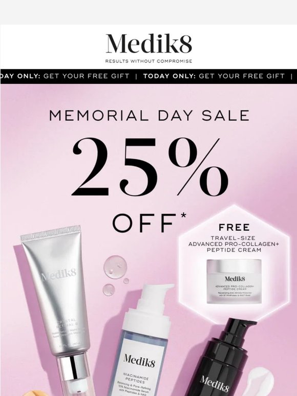 Save 25% + Get a FREE Gift, Today Only! 🎁